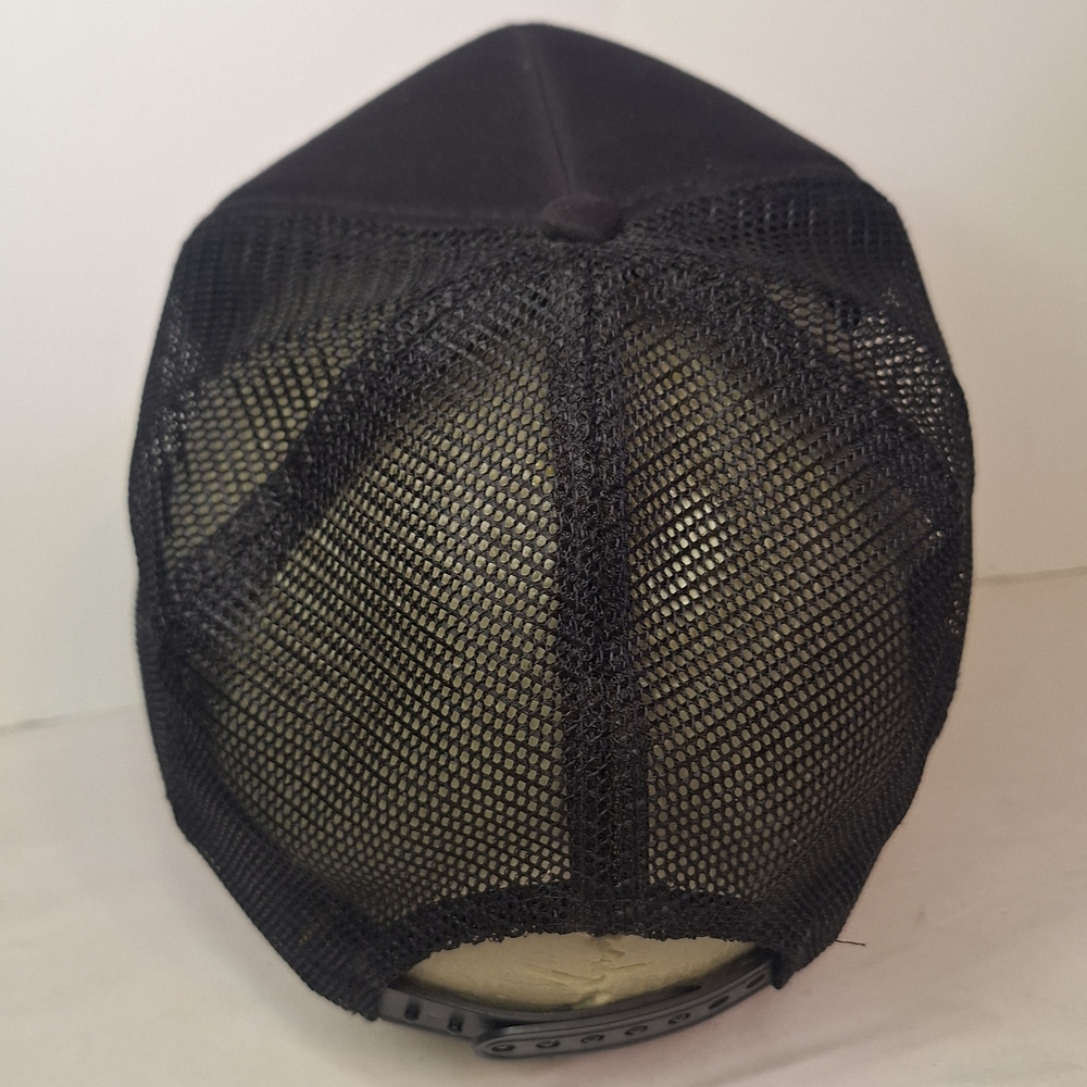 Harley-Davidson Black Trucker Hat with Orange Logo - Picture 3 of 6
